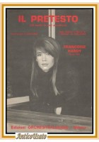 IL PRETESTO Francoise Hardy spartito per canto chitarra e fisarmonica 1967