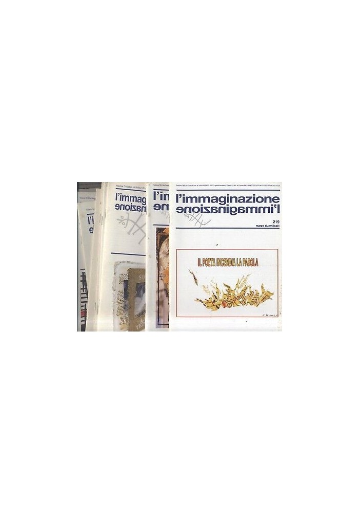 L'Immaginazione mensile di letteratura 36 numeri dal 1998 al 2006 rivista