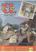 Sistema A luglio 1958 ricevitore transistor attrezzatura campeggio rivista usata