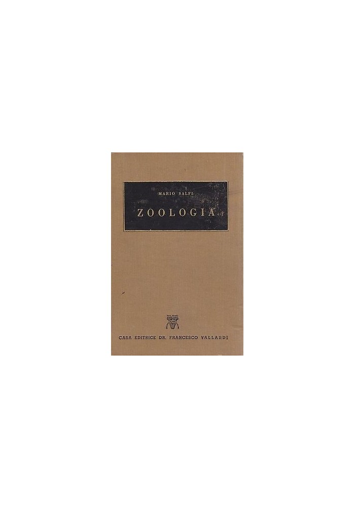 Zoologia di Mario Salfi 1957 Vallardi libro manuale illustrato a colori