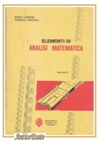 ELEMENTI DI ANALISI MATEMATICA volume IV Limiti Derivate Carboni e Ventola Libro