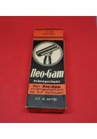 RASOIO NEO GAM RASIERAPPARAT RAZOR vintage anni 40 bachelite INCOMPLETO diagonal