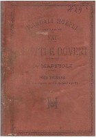 Diritti E Doveri Dei Cittadini Secondo Le Istituzioni Dello Stato 1897 Maffioli