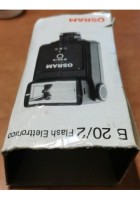 FLASH ELETTRONICO OSRAM B 20/2 usato vintage anni '80? con scatola