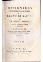 DIZIONARIO GEOGRAFICO RAGIONATO DEL REGNO DI NAPOLI 1816 3 volumi libro antico