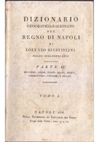DIZIONARIO GEOGRAFICO RAGIONATO DEL REGNO DI NAPOLI 1816 3 volumi libro antico