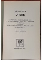 OPERE 2 volumi di Giovanni Presta a cura di Cavallera 1988 Libro Olio Ulivo