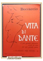 VITA DI DANTE di Giovanni Boccaccio 1965 Avanzini e Torraca libro biografia