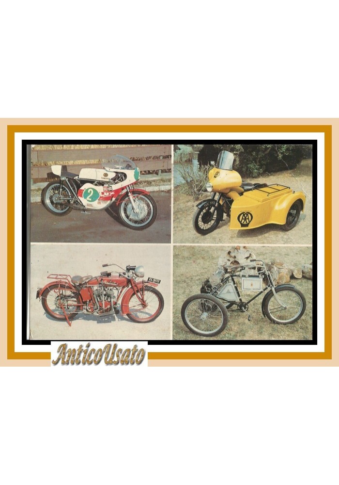 MOTOCICLETTE motor cycle CARTOLINA 1978 Viaggiata Vintage Moto Yamaha BSA M21
