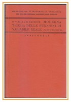 MODERNA TEORIA DELLE FUNZIONI DI VARIABILE REALE PARTE II di Vitali Sansone 1946