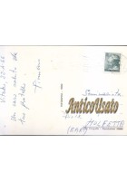 SALUTI DALL'AVIATORE cartolina viaggiata 1966 Aerei Aviazione Aeroplani Vintage