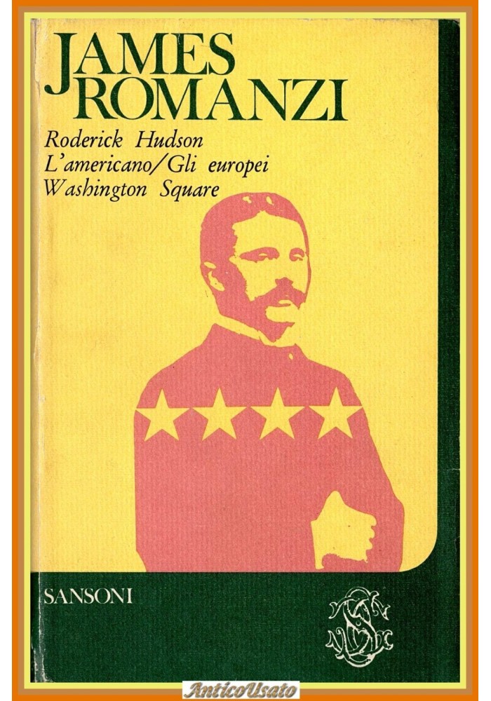 4 ROMANZI di Henry James 1965 Sansoni Libro L'americano europei Roderick Hudson