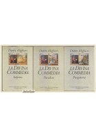 LA DIVINA COMMEDIA di Dante Alighieri 3 volumi Inferno Purgatorio Paradiso Bosco