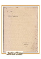 IDILLI DI TEOCRITO 1916 Atene E Roma editore Libro testo greco a fronte