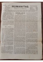 HUMANITAS Gazzetta autarchica 13 gennaio 1924 Bari giornale anarchismo Vintage