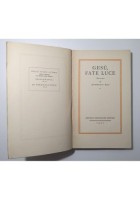 GESU' FATE LUCE Racconti di Domenico Rea 1951 Mondadori Libro La Medusa