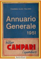 ANNUARIO GENERALE 1951 Touring Club Italiano Libro