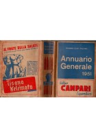 ANNUARIO GENERALE 1951 Touring Club Italiano Libro