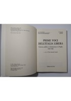 PRIME VOCI DELL'ITALIA LIBERA di Vito Antonio Leuzzi 1996 Censura Puglia Libro