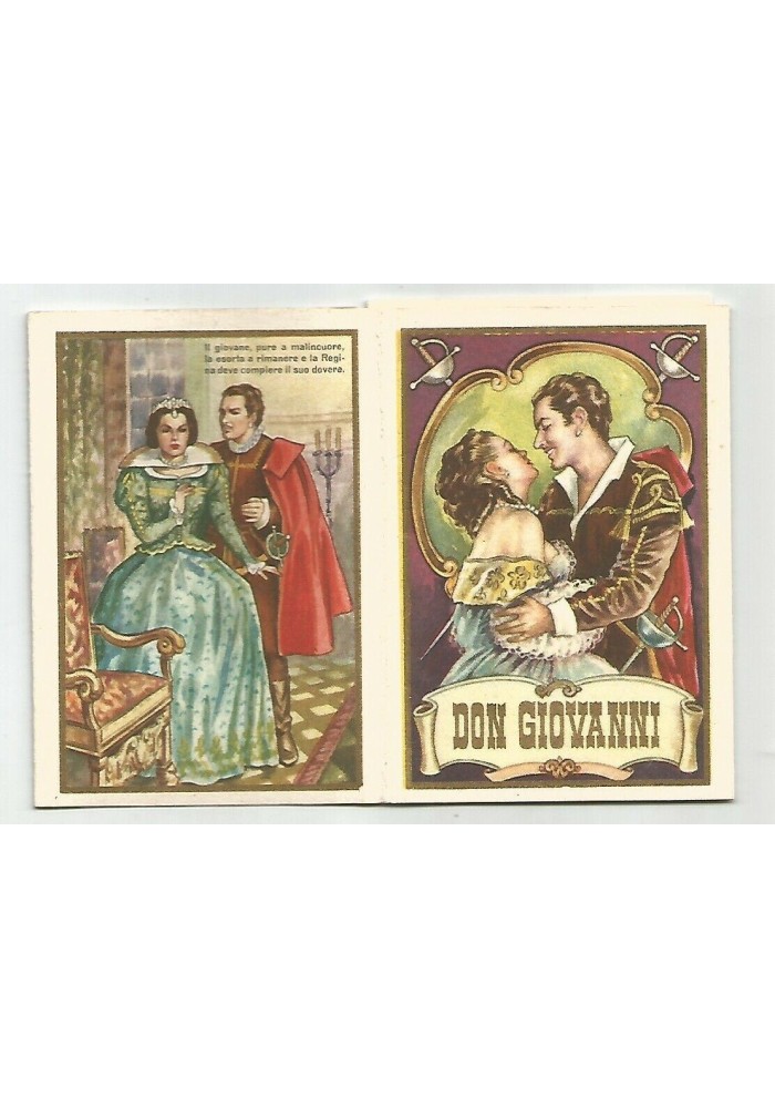 Calendarietto Barbiere DON GIOVANNI 1954 originale in ottimo stato