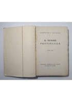 IL TENORE PROVINCIALE di Umberto Cavassa 1937 Barulli Libro Romanzo