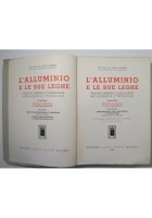 L'ALLUMINIO E LE SUE LEGHE volume 1 di Carlo Panseri 1945 Hoepli Metallurgia Libro