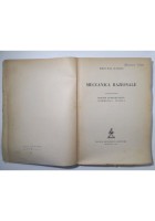 MECCANICA RAZIONALE Volume I cinematica statica di Bruno Finzi 1946 Zanichelli
