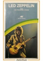 LED ZEPPELIN introduzione di Bertoncelli 1988 Arcana Libro Testi con traduzione