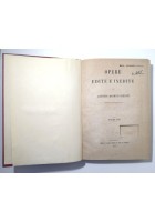 PEDAGOGIA E METODOLOGIA di Antonio Rosmini Serbati 1857 Libro Antico Opere Edite