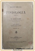 ISTITUZIONE DI FISIOLOGIA Volume II Paladino 1903 Morano Libro Medicina Vintage