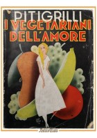 I VEGETARIANI DELL AMORE di Pitigrilli 1949 Sonzogno Libro Romanzo Dino Segre