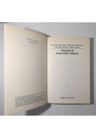 MANUALE DI STORIA DELLE RELIGIONI di Filoramo Massenzio Raveri Scarpi 1998 Libro