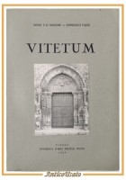 VITETUM di Vito Massari e Domenico Fazio 1959 Libro Storia Locale Bitetto