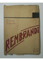 REMBRANDT di Georg Simmel 1931 Doxa Libro Arte Vintage Saggio su