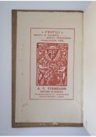 CESARE LOMBROSO di Adolfo Zerboglio 1912 Formiggini Profili Libro Biografia su