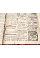 CORRIERE DELLE PUGLIE 9 gennaio 1920 Giornale quotidiano Gazzetta Bari Vintage