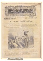 IL GIORNALINO DEGLI OMETTI E DELLE DONNINE 15 luglio 1911 giornale bambini antic