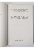 LE RELIGIONI IN EGITTO MESOPOTAMIA E PERSIA a cura di Puech 1988 Laterza Libro
