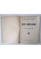 ATTI DEL V CONGRESSO NAZIONALE 1925 Ufficio Propaganda del PNF Libro Fascismo