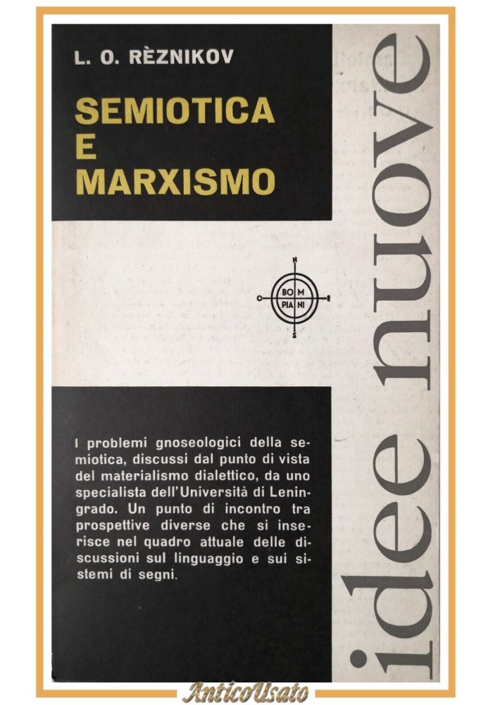 SEMIOTICA E MARXISMO di L O Reznikov 1967 Bompiani Libro Filosofia Linguistica
