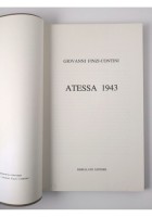 ATESSA 1943 di Giovanni Finzi Contini 1982 Rebellato Libro Poesie Autografato