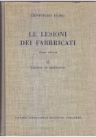 LE LESIONI DEI FABBRICATI di Cristoforo Russo 2 volumi 1956 libri ingegneria