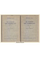 LE LESIONI DEI FABBRICATI di Cristoforo Russo 2 volumi 1956 libri ingegneria