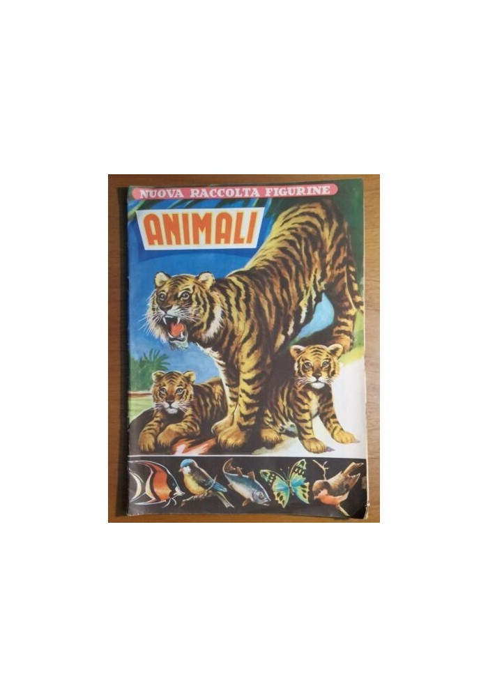 Album ANIMALI Nuova Raccolta Figurine 1954 Collezione Lampo con 396 su 450