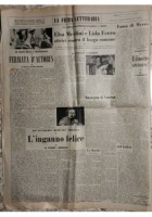LA FIERA LETTERARIA rivista 4 novembre 1956 Caproni Pratolini Falqui giornale