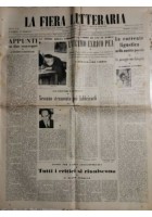 LA FIERA LETTERARIA rivista 4 novembre 1956 Caproni Pratolini Falqui giornale