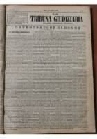 LA TRIBUNA GIUDIZIARIA 1880 Annata gazzetta settimanale illustrata Antica rivist