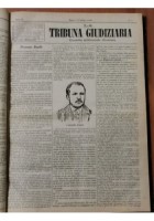 LA TRIBUNA GIUDIZIARIA 1880 Annata gazzetta settimanale illustrata Antica rivist