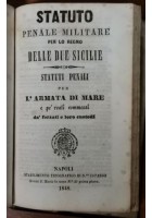 CODICE PER LO REGNO DELLE DUE SICILIE 6 volumi Civile Penale Libro Antico 1848