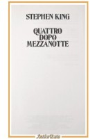QUATTRO DOPO MEZZANOTTE di Stephen King 1991 Sperling and Kupfer Libro Romanzo